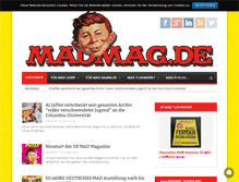 Tablet Screenshot of madmag.de